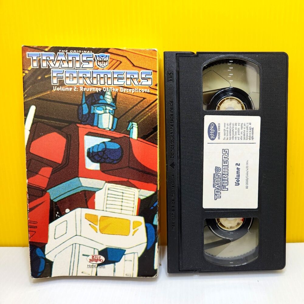 Transformers Volume 2 Revenge of The Decepticons VHS Cassette Tape VCR Tape